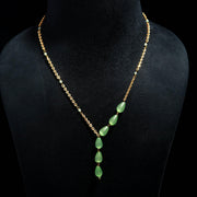Asymmetrical Teardrop Bead Necklace