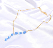 Asymmetrical Teardrop Bead Necklace
