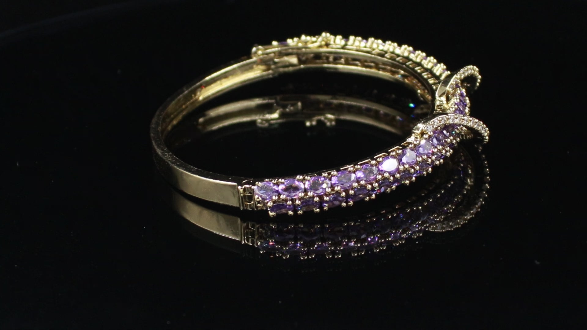 Victorian Polish Intertwined Vine Bracelet